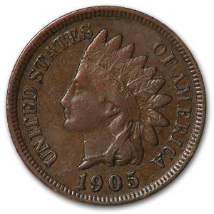 1905 Indian Head Cent XF 1905 Indian Head Cent XF